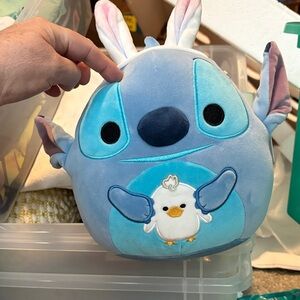 Disney x Squishmallow Stitch duckling Bunny ears Easter Spring